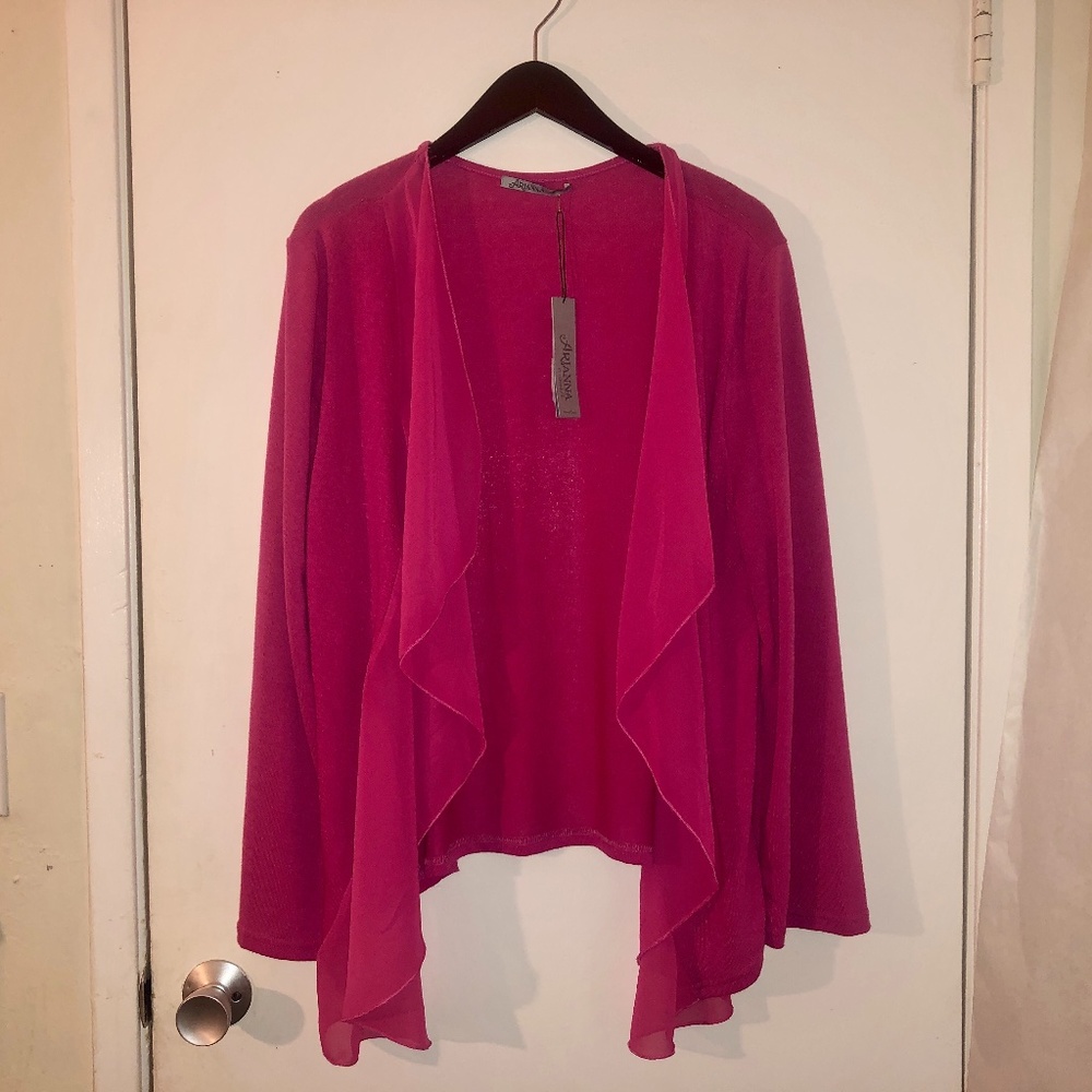 NWT Arianna by Howard’s draping cardigan  (1x/2x)